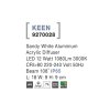 Vonkajšie nástenné svietidlo KEEN, LED 12W 3000K 108st. IP65 (Farba Čierna)