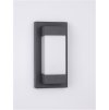 51704 1 venkovni nastenne svitidlo leto cerny hlinik akrylovy difuzor led 18w 3000k 120st ip65