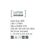 51764 1 venkovni nastenne svitidlo luton tmave sedy abs led 1 2w 3000k ip65 vc driveru