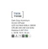 52769 2 venkovni nastenne svitidlo twin led 2x5w 3000k rotacni 0 90st ip54