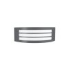 Vonkajšie nástenné svietidlo ZENITH, š.30,5 cm, E27 1x12W IP44 (Farba Sivá)
