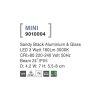 51854 2 venkovni reflektor mini cerny hlinik a sklo led 3w 3000k 24st ip65