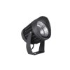 52001 4 venkovni reflektor north cerny hlinik a sklo led 30w 3000k 38st ip65