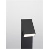 50609 8 venkovni sloupkove svitidlo brigitta cerny hlinik a akrylovy difuzor proti oslneni led 6w 3000k ip65