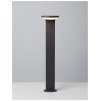50963 1 venkovni sloupkove svitidlo enzi tmave sedy hlinik akrylovy difuzor led 15w 3000k 180st ip54