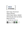 51938 2 venkovni sloupkove svitidlo ned led 6w 3000k 38st ip54