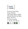 52184 2 venkovni sloupkove svitidlo park led 6w 3000k 120st ip54 ac vc driveru