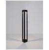 52220 2 venkovni sloupkove svitidlo pax cerny hlinik 80cm led 9w 3000k ip54