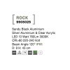 52541 6 venkovni sloupkove svitidlo rock 43cm led 8w 3000k 120st ip65