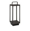 Vonkajšia stojaca lampa BALI antracitový hliník LED 2W 3000K 5V, IP65 solárny / USB kábel / vypínač na tele / stmievateľné