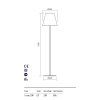 31496 venkovni stojaci lampa pino v 150cm ip65