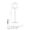 31499 venkovni stojaci lampa pino v 186cm ip65