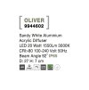 Vonkajšie stropné svietidlo OLIVER, LED 20W 3000K 92st. IP65 (Farba Biela)
