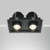 Vstavané LED svietidlo HIDDEN, 20W, d. 16,8 cm, 3000K (Farba Čierna)
