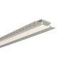 Vstavaný hliníkový profil AZ s difúzorom pre sadrokartón pre LED pásky (Veľkosť 1 m, Farba Strieborný, Typ Mliečny)