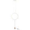 Závesná alebo stojaca LED lampa Slick, ø 612 mm (Farba Zlatá)