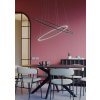 Závesné LED oválne svietidlo LEO, 2 ovály, ø95cm/ø130cm (Farba Bronz)