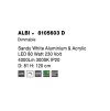 Závesné LED svietidlo ALBI, 80W 3000K stmievateľné (Farba Biela)