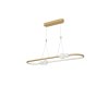 Závesné LED svietidlo CELIA, 44.2W 3000K stmievateľné (Farba Zlatá)