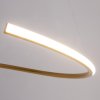 Závesné LED svietidlo CURVE, 31W, Ø 60 cm, CRI80 (Farba Čierna)