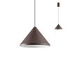 Závěsné LED svítidlo Eiko, ø24cm (Barva hnědá)