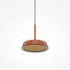 Závesné LED svietidlo EL, 12W, Ø 15,3 cm, CRI80 (Farba Oranžová a čierna)