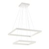 Závěsné LED svítidlo Febe - 2 čtverce, ø60cm/ø40cm (Barva bílá, Chromatičnost 4000K)