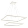 Závěsné LED svítidlo Febe - 2 čtverce, ø80cm/ø60cm (Barva bílá, Chromatičnost 3000K)