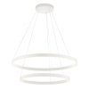 Závěsné LED svítidlo Febe - 2 kruhy, ø80cm/ø60cm (Barva bílá, Chromatičnost 4000K)