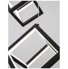 48008 7 zavesne led svitidlo gabbia cerny hlinik a silikon 110w 3000k stmivatelne