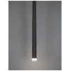 48074 1 zavesne led svitidlo giono cerny hlinik a akryl 1x3w 3000k