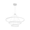 Závesné LED svietidlo ORBIT ø 120/ø80/ø40 cm, 4000K, 3 kruhy (Farba Biela, stmievanie DALI)