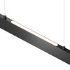 Závesné LED svietidlo STEP, 30W, d. 118,5 cm, CRI80, 4000K (Farba Čierna)