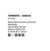 48803 6 zavesne led svitidlo torrente nastavitelne 93w 3000k stmivatelne
