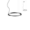 Závěsné LED svítidlo Union, ø60cm (Barva černá)
