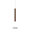 A Tube medium Coppery Bronze Cluster Suspension
