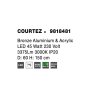 50816 3 zavesne svitidlo courtez bronzovy hlinik a akryl led 45w 3000k