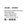 51593 4 zavesne svitidlo joline cerny kov a hlinik bile opalove sklo led 32w 3200k