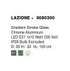 51686 3 zavesne svitidlo lazione kourove skl 30cm e27 1x12w