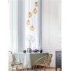 52097 4 zavesne svitidlo odelle amber sklo e14 5x5w
