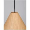 Závesné svietidlo WERA, 25cm, E27 1x12W (Farba Prírodné drevo)