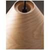 Závesné svietidlo WERA, 25cm, E27 1x12W (Farba Prírodné drevo)