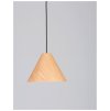 Závesné svietidlo WERA, 25cm, E27 1x12W (Farba Prírodné drevo)