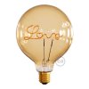 50072 zlata led zarovka pro stojici lampy g125 s jednim vlaknem love 5w e27 2000k