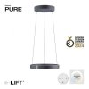 Závěsné LED svítidlo PURE E-Popup, 51W, ø 50 cm, 2700-5000K (Barva Šedá)