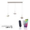 Závěsné LED svítidlo Q-ROTATE, 30W, d. 95 cm, CCT 2700-5000K (Barva Hliník)