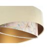Závesné svietidlo GALAXY farebné kvety , 1xE27, ø 50 cm (Farba Tmavo béžová)