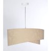 suspension asymetric beige 3