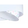Závesné svietidlo GALAXY biele s obrazcami, 1xE27, ø 50 cm (Farba Farebné bodky)