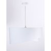 suspension asymetric blanc et multicolore 4